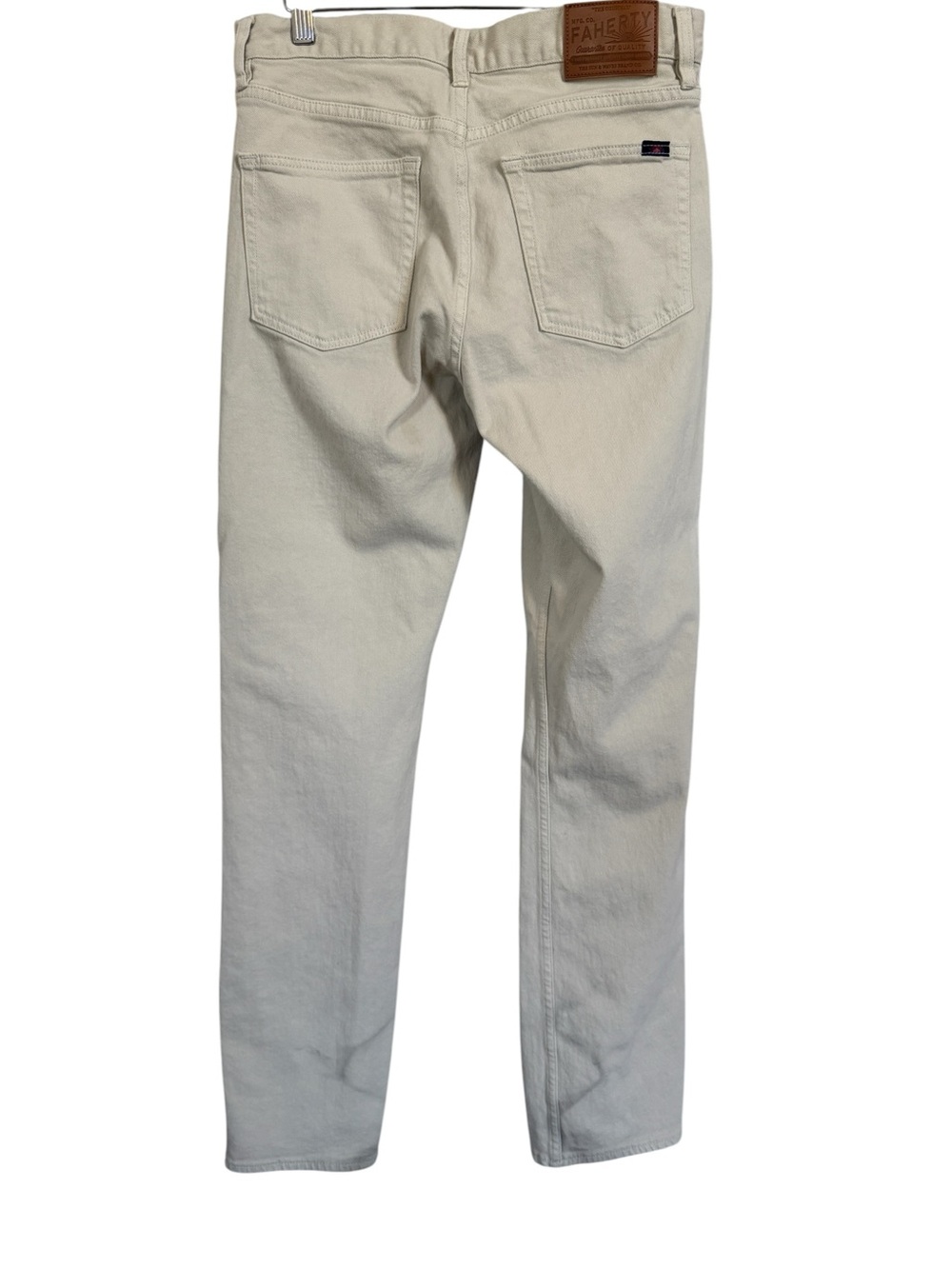 Faherty Slim Straight Denim in Stone Men’s Size 30x32 - Picture 6 of 16